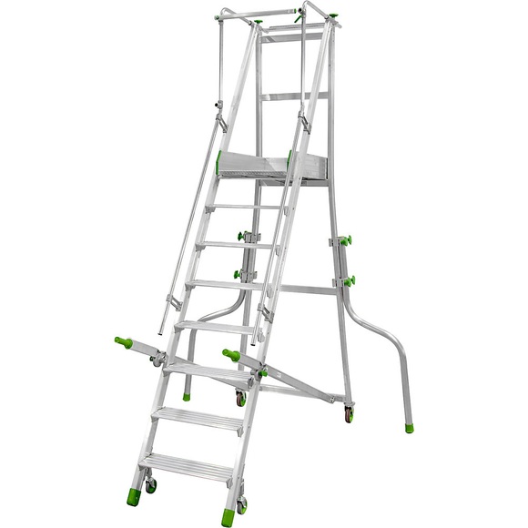 Mobile Alu-Podesttreppe