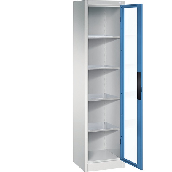 Sichtfenster-Flügeltürschrank