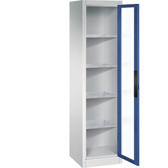 Sichtfenster-Flügeltürschrank
