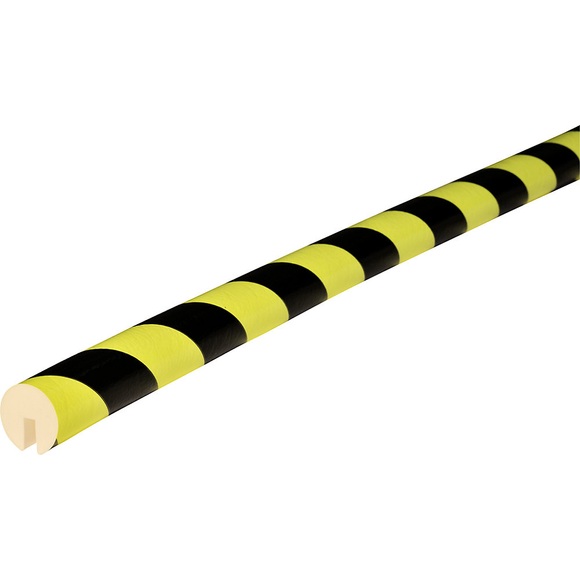 SHG Knuffi® Kantenschutz Typ B, 1 Rolle à 50 m schwarz / fluoreszierend