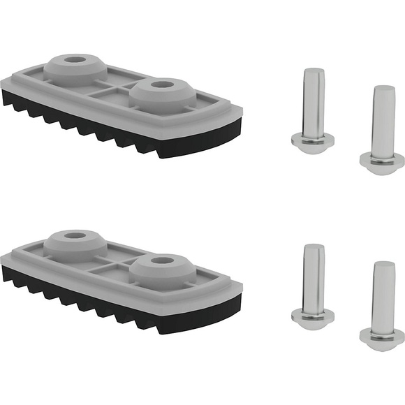nivello®-Fußplatte, Standard, für Holmhöhe 58/73 mm