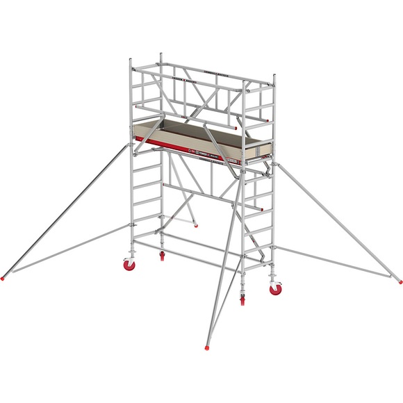 Altrex Fahrgerüst RS TOWER 41 schmal mit Safe-Quick®, Holzplattform, Länge 2,45 m, Arbeitshöhe 4,20 m