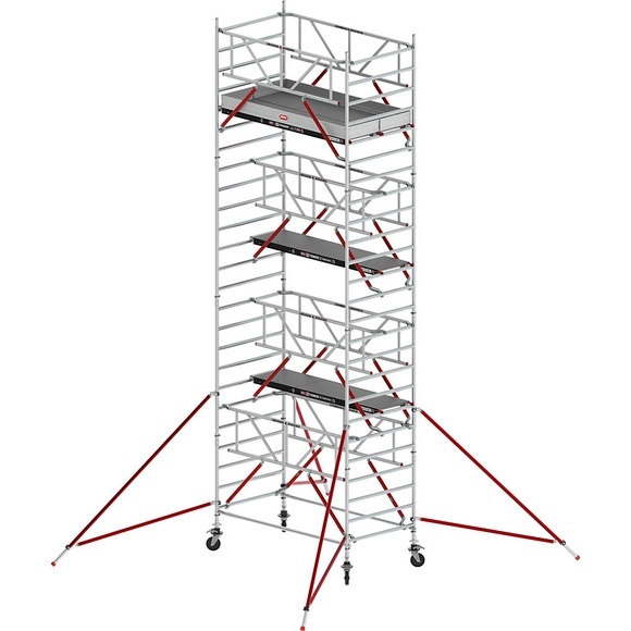 Altrex Fahrgerüst RS TOWER 52 breit, mit Fiber-Deck®-Plattform, Länge 2,45 m, Arbeitshöhe 8,20 m