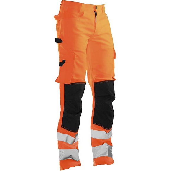 Leipold+Döhle Handwerker-Hose Hi-Vis orange/schwarz 56