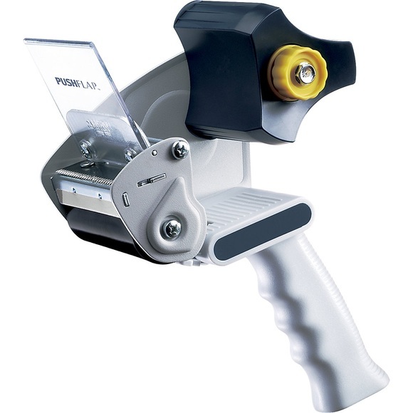 Handabroller für Selbstklebeband mit Sicherheitsmesser für Bandbreite bis 75 mm, VE 3 Stk