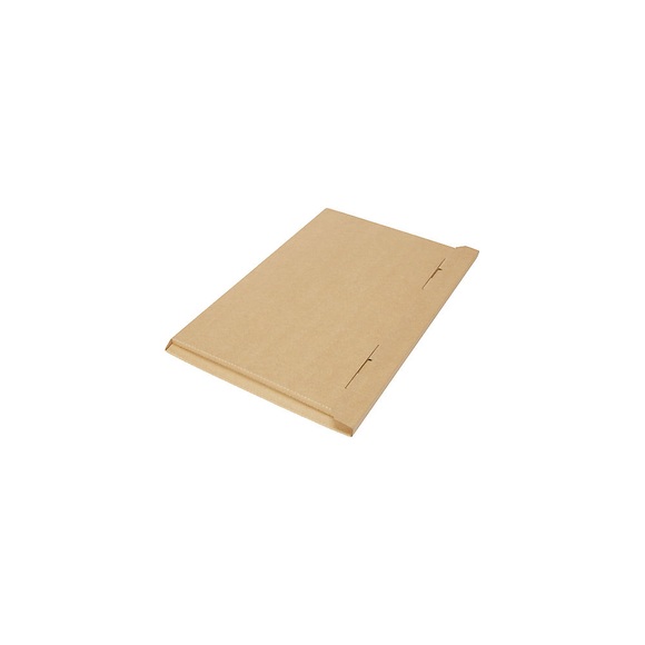 Flach-/Kalender-Pack, 1-wellig, Innen-LxBxH 630 x 450 x 10 mm, braun, ab 20 Stk