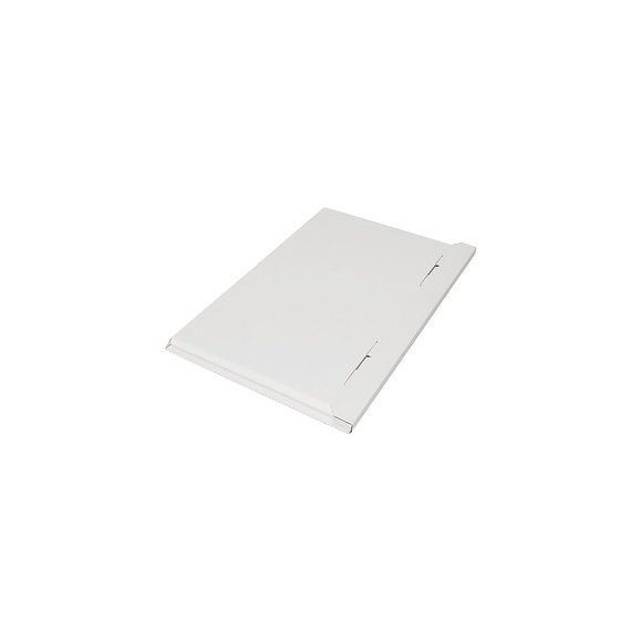 Flach-/Kalender-Pack, 1-wellig, Innen-LxBxH 630 x 450 x 10 mm, weiß, ab 20 Stk