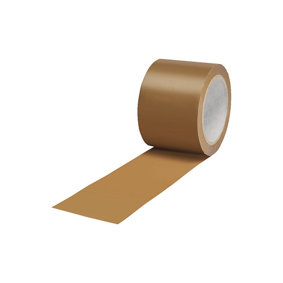 PP-Packband, extrabreit, VE 6 Rollen, braun, Bandbreite 75 mm