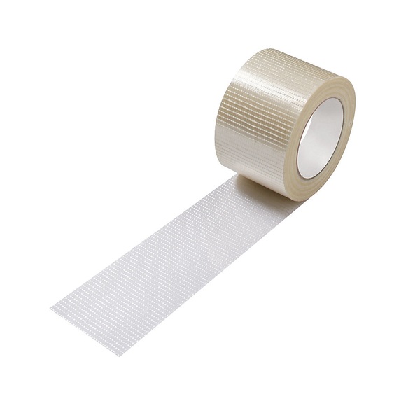Filamentband, extrastark, VE 6 Rollen, transparent, Bandbreite 75 mm