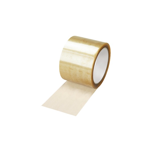 PP-Packband High-Tack, Naturkautschuk, VE 6 Rollen, transparent, Bandbreite 75 mm