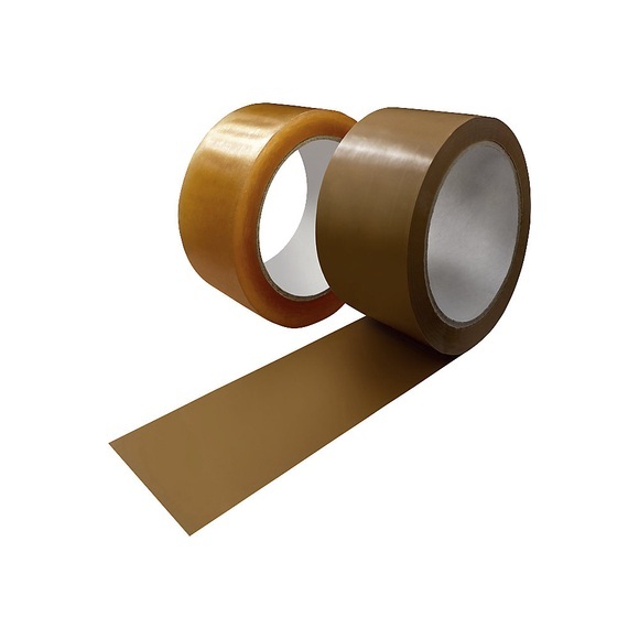 PP-Packband ECONOMY, Naturkautschuk, braun, Bandbreite 50 mm, ab 10 Stk