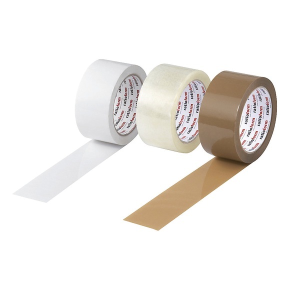 PP-Packband ratioTape, Länge 100 m, VE 6 Rollen, braun, Bandbreite 50 mm