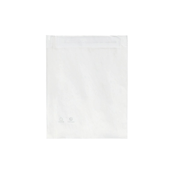 Flachbeutel terra mit Haftstreifen, aus Pergaminpapier, LxB 300 x 250 mm, VE 250 Stk