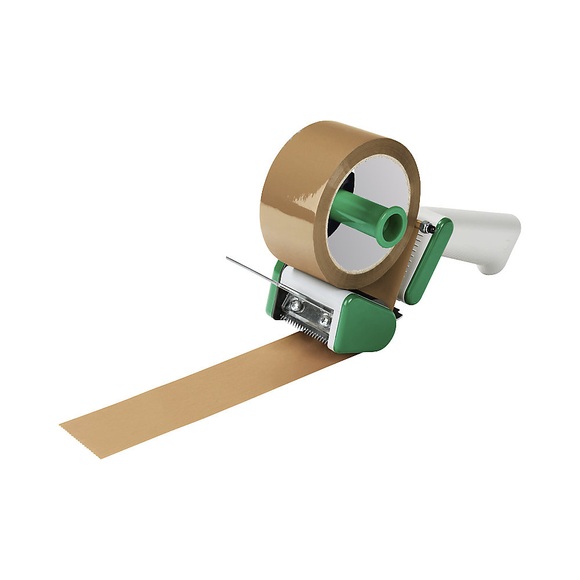 Handabroller, geräuscharm, mit Bremse, für Bandbreite 50 mm, ab 2 Stk