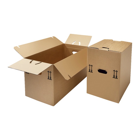 Umzugskarton ECONOMY, VE 5 Stk, Innenmaße 600 x 350 x 370 mm, ab 2 VE