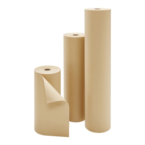 Packpapier auf Rolle ECONOMY, Breite 1250 mm, braun, Länge 280 m, 80 g/m²