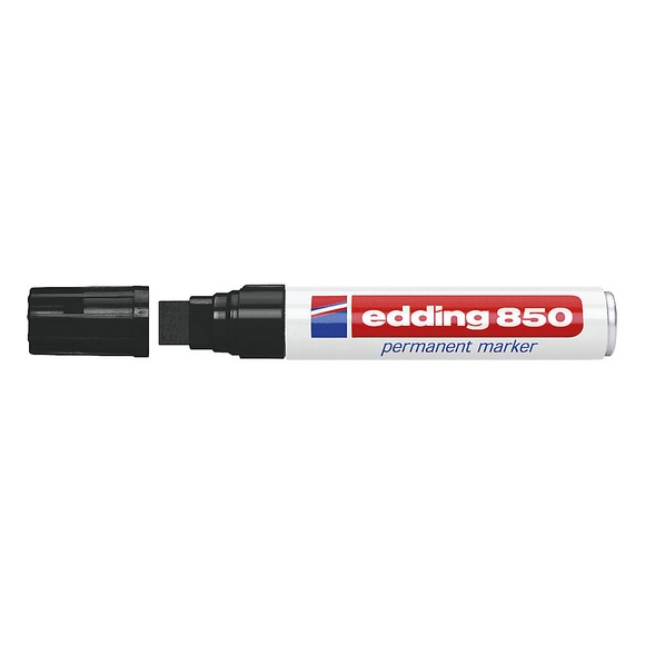 Permanentmarker edding® 850, Strichstärke 5 - 16 mm, VE 5 Stk, schwarz