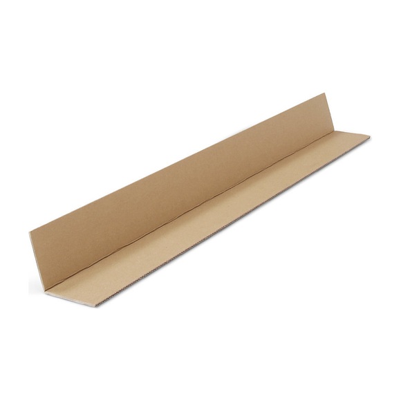 Wellpapp-Kantenschutzprofile, terra, VE 40 Stk, 2-wellig, Schenkelmaße 100 x 100 mm