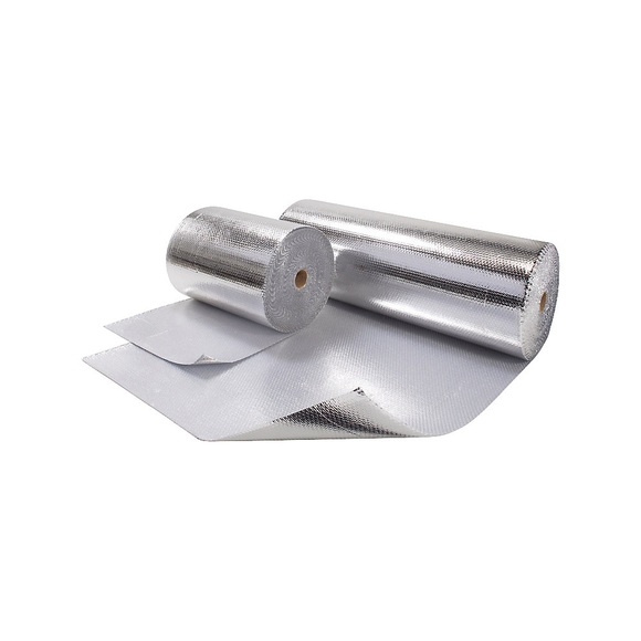 Luftpolsterfolie, metallisiert, Lauflänge 50 m, 110 µm, Rollenbreite 600 mm