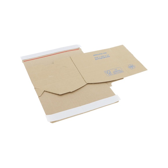 Versandverpackung flow, 1-wellig, braun, LxBxH 213 x 153 x 17 mm, ab 30 Stk