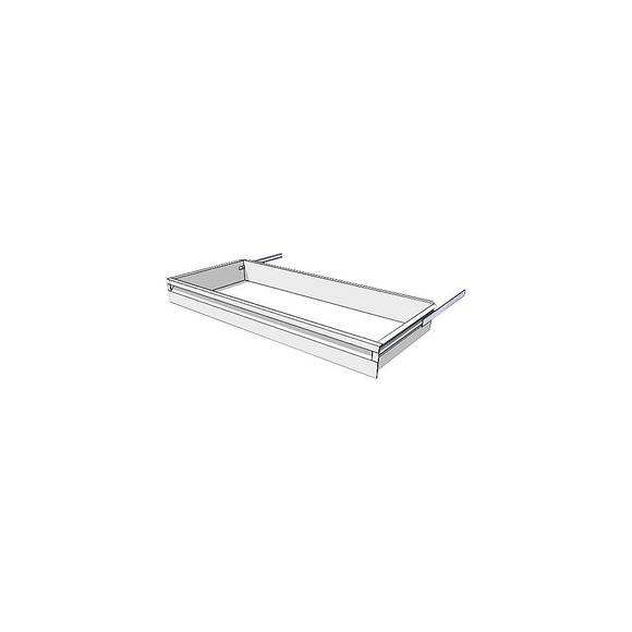 Schublade für Regal-Schranksystem Höhe 100 mm für Regaltiefe 400 mm