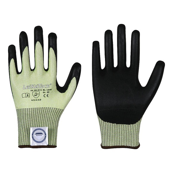 Schnittschutzhandschuhe DYNEEMA® DIAMOND, Nitril, grün, VE 12 Paar, 10