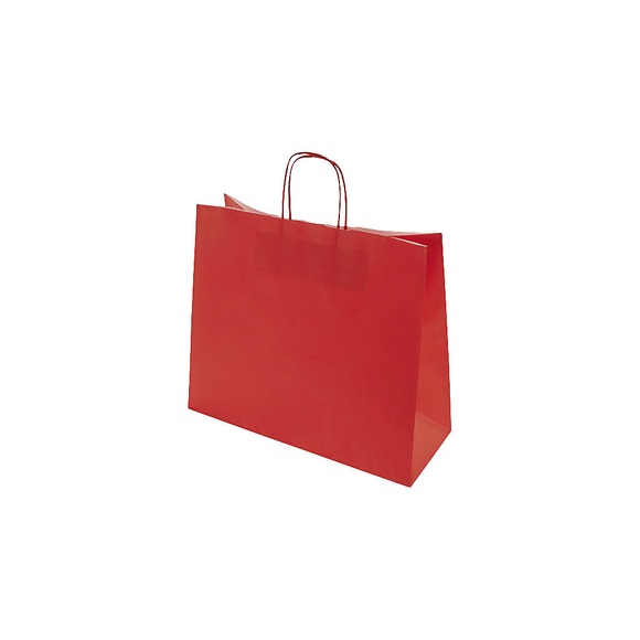 Papiertragetasche FRESH, Außen-LxB 280 x 130 mm, VE 250 Stk, rot, 100 g/m²