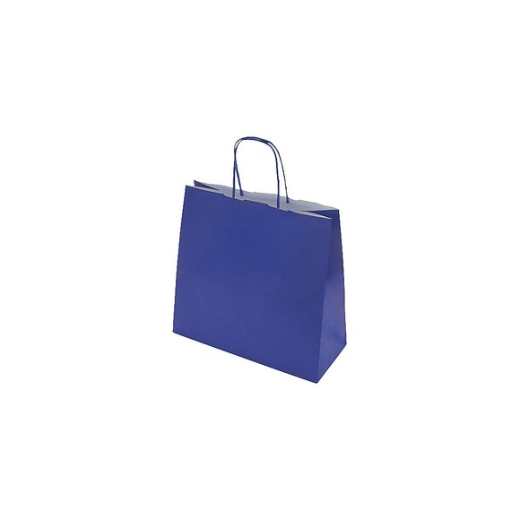 Papiertragetasche FRESH, Außen-LxB 240 x 110 mm, VE 250 Stk, blau, 110 g/m²