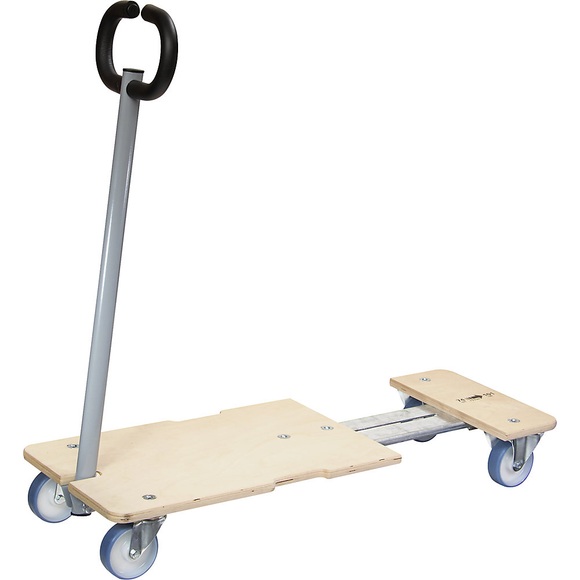 Transportroller STAR CARRIER EXTENDABLE, LxB 1010 x 370 mm, Tragfähigkeit 200 kg