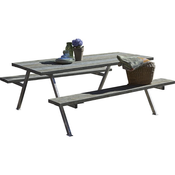 ALPHA Kombimöbel, LxT 1770 x 1610 mm, grau