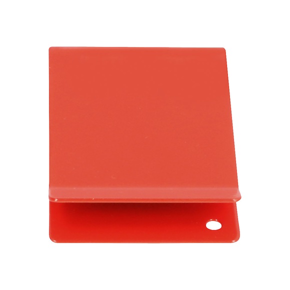 Boxenklammer, VE 2 Stk, für Kartonagen, BxT 100 x 23 mm, Klemmweite 75 mm