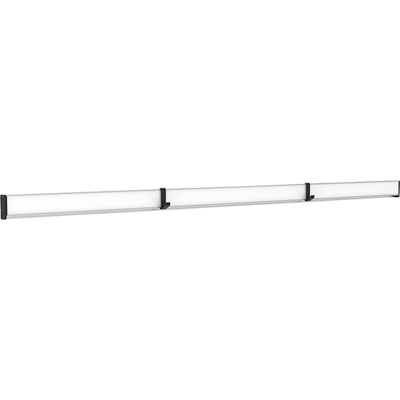 MAUL Multifunktions-Klemmleiste MAULtalent, Länge 1025 mm, VE 2 Stk, Aluminium