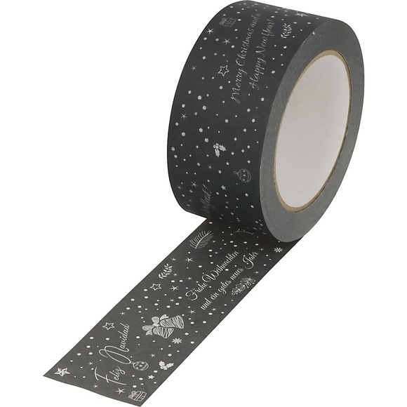 Papier-Packband, International Christmas, VE 36 Rollen, Bandbreite 50 mm