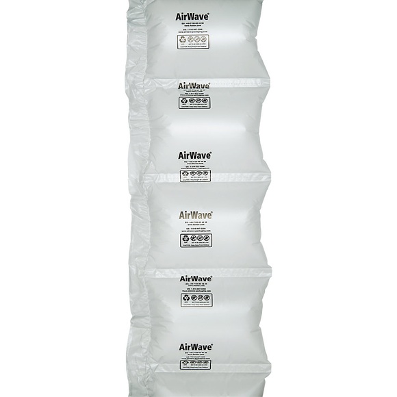 Luftkissenfolie AirWave® Jumbo, HDPE, Länge 2000 m, BxH 210 x 150 mm