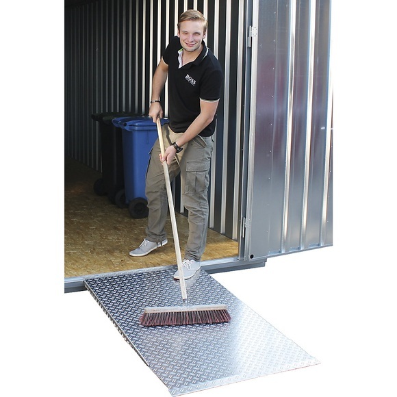 Auffahrrampe, für Container, verzinkt