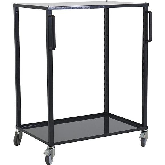 eurokraft pro Euro-Transportwagen CustomLine, für Behälter-LxB 600 x 800 mm, grau, ohne Kästen