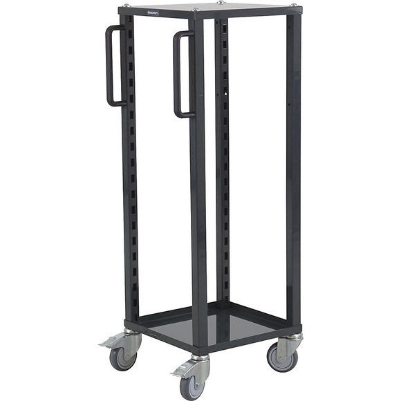 eurokraft pro Euro-Transportwagen CustomLine, für Behälter-LxB 400 x 300 mm, grau, ohne Kästen