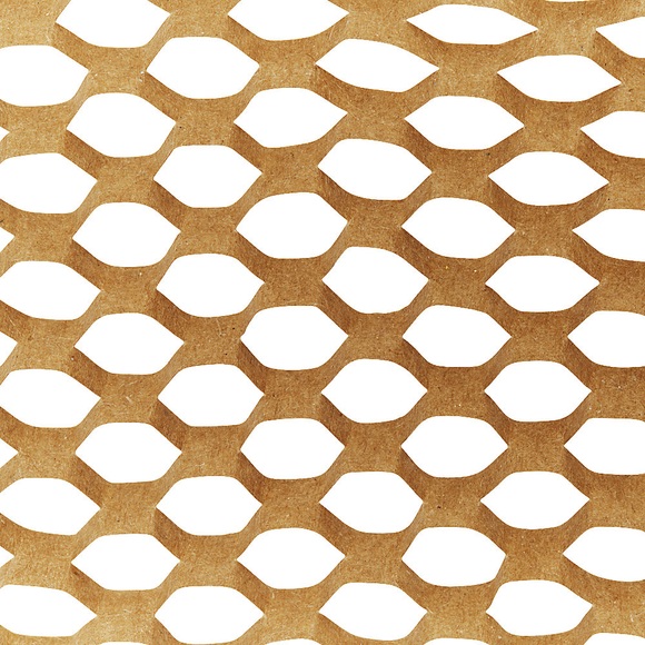 Geami WrapPak Papier, gestanzt, Länge 250 m, braun