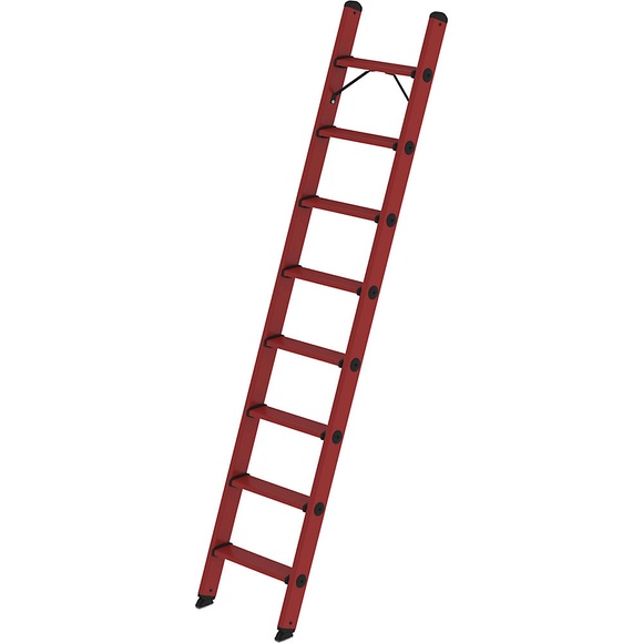 Stufen-Anlegeleiter GFK, Breite 370 mm, 8 Stufen