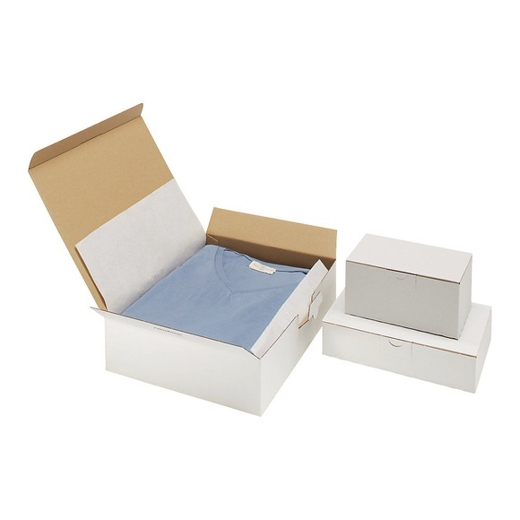 Blitzbox flow, 1-wellig, Steckverschluss, VE 20 Stk, Innenmaße 145 x 130 x 70 mm, weiß, ab 3 VE