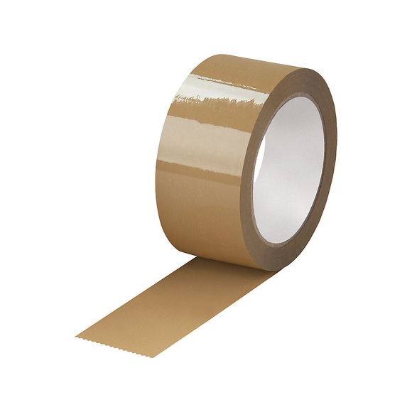 PP-Packband High-Tack, Naturkautschuk, VE 6 Rollen, braun, Bandbreite 50 mm, ab 2 VE