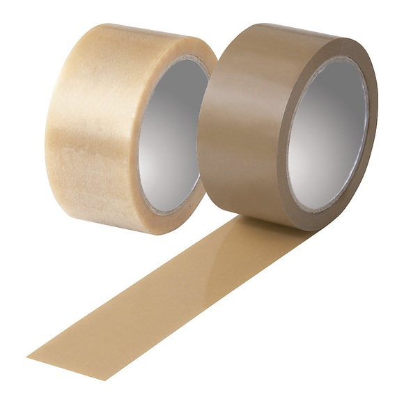 PVC-Packband, Materialstärke 52 µm, VE 6 Rollen, braun, Bandbreite 48 mm, ab 2 VE