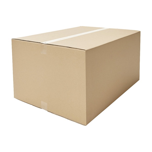 Falt-Wellpappkarton, ECONOMY, LxBxH 615 x 615 x 330 mm, 2-wellig, VE 5 Stk