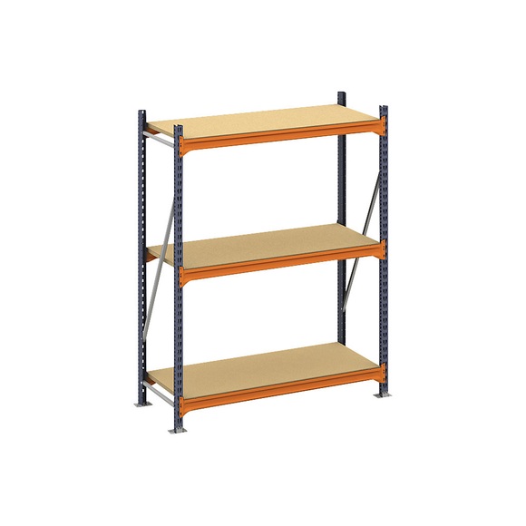 Weitspannregal, mit Spanplatte, HxBxT 2000 x 1900 x 800 mm, Grundregal