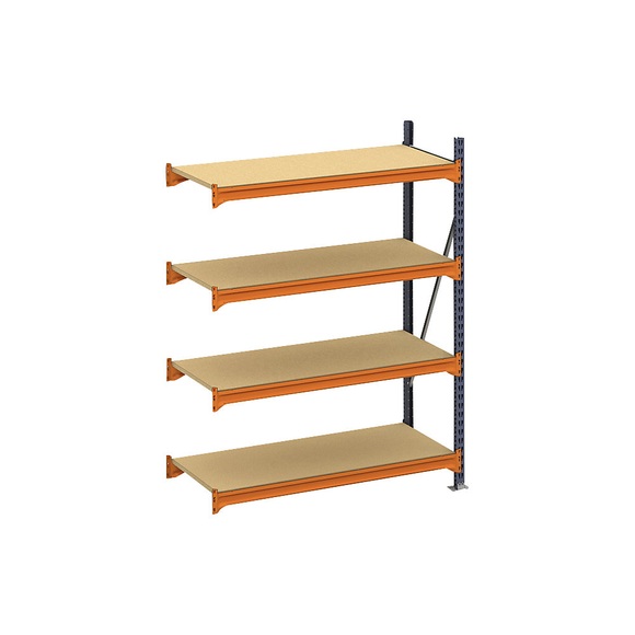 Weitspannregal, mit Spanplatte, HxBxT 2500 x 1400 x 600 mm, Anbauregal
