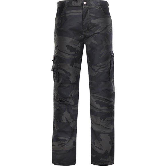 Bundhose Camouflage, schwarz-gemustert, XXL