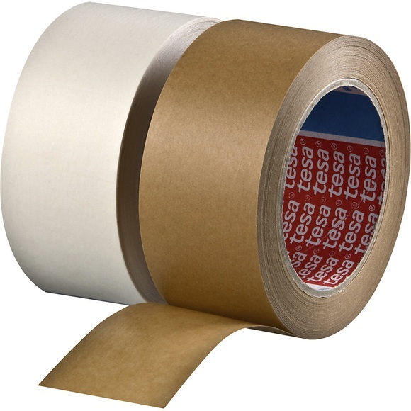Papier-Packband Premium, tesa® 4313 PV12, VE 36 Rollen, braun, Bandbreite 50 mm, ab 3 VE
