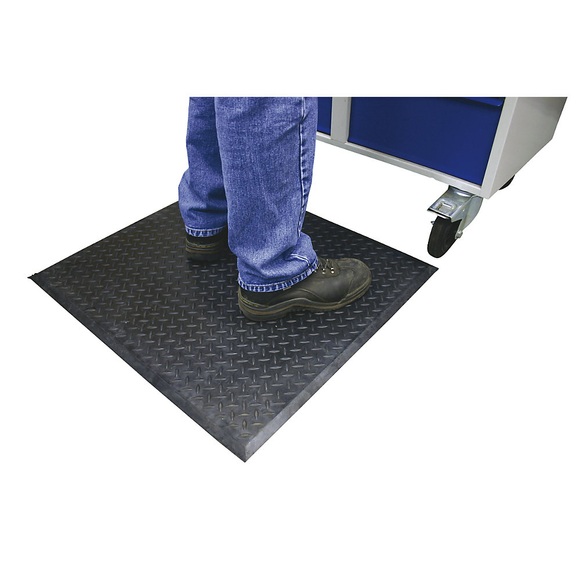 Anti-Ermüdungsmatte aus Naturgummi Einzelmatte, LxB 800 x 700 mm, VE 2 Stk