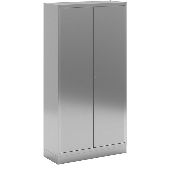 Edelstahl-Mehrzweckschrank Flügeltürenschrank HxBxT 1950 x 1000 x 400 mm