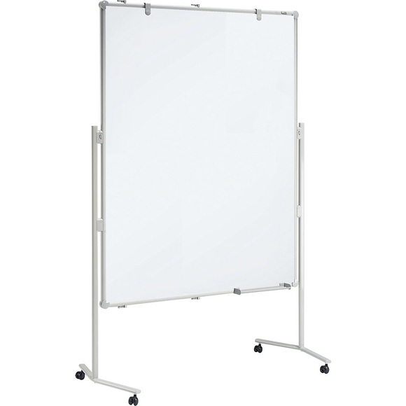 MAULpro Moderationstafel Textil blau / Whiteboard BxH 1200 x 1500 mm